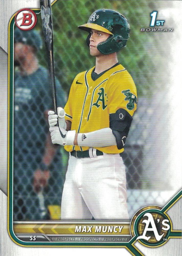 Max Muncy #BP-89 Oakland Athletics | 2022 Bowman Prospects