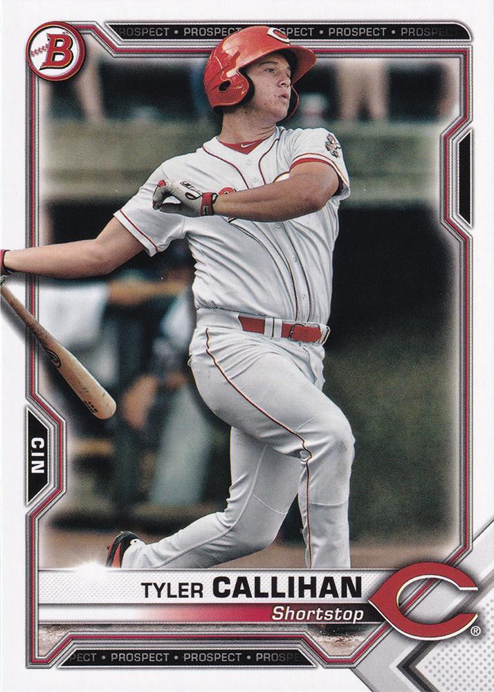 Tyler Callihan #BP-91 Cincinnati Reds | 2021 Bowman Prospects