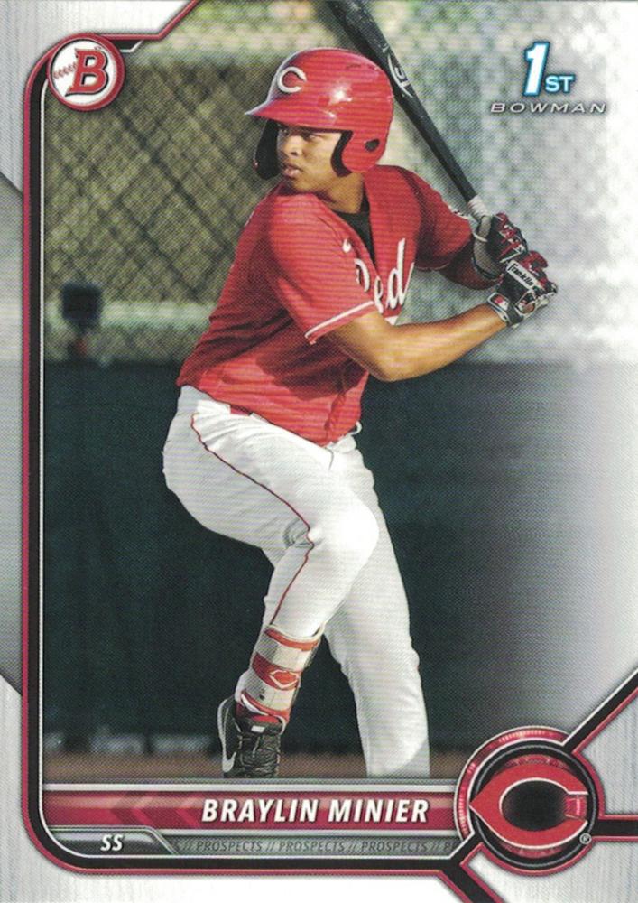 Braylin Minier #BP-93 Cincinnati Reds | 2022 Bowman Prospects
