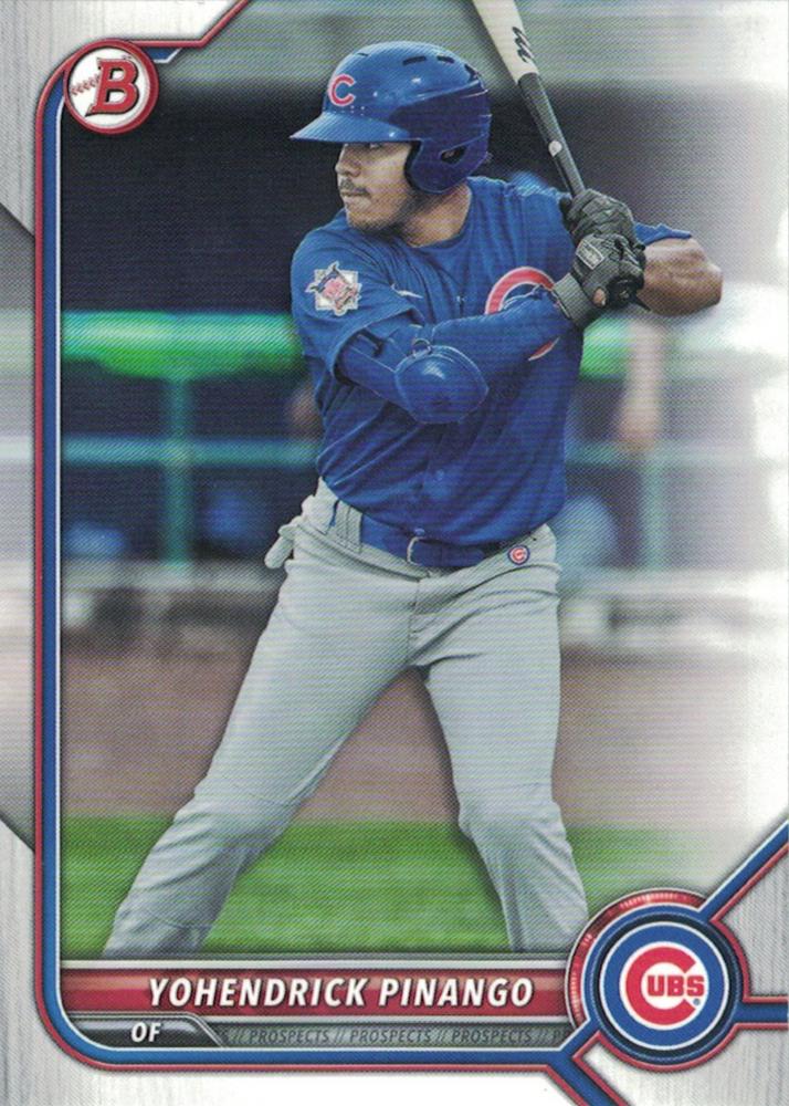 Yohendrick Pinango #BP-95 Chicago Cubs | 2022 Bowman Prospects