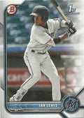 Ian Lewis #BP-96 Miami Marlins | 2022 Bowman Prospects