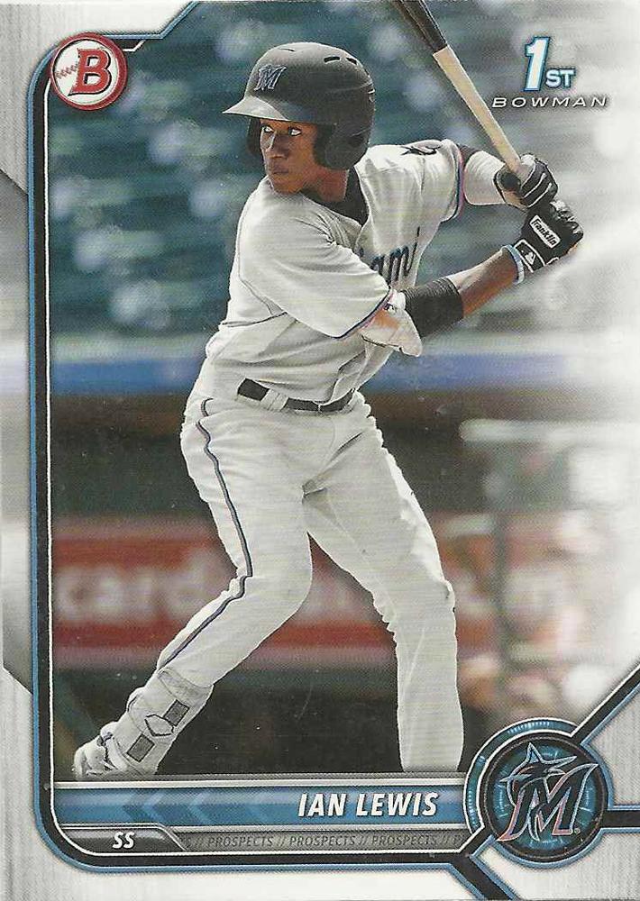Ian Lewis #BP-96 Miami Marlins | 2022 Bowman Prospects