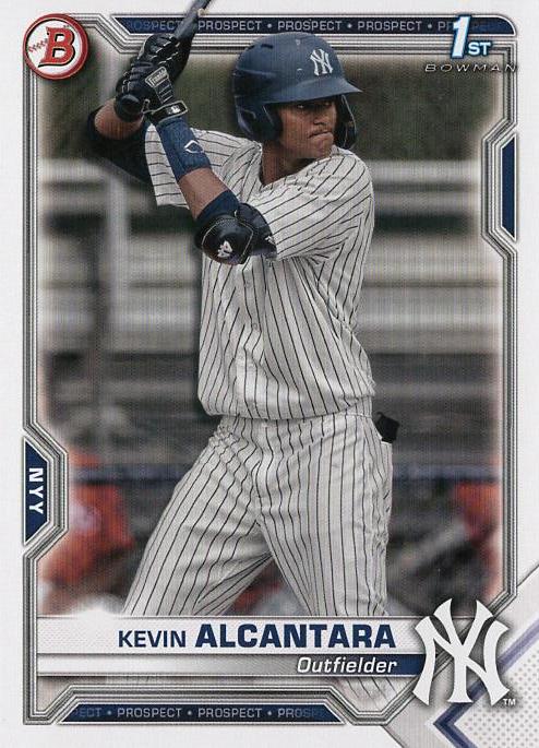 Kevin Alcantara #BP-97 New York Yankees | 2021 Bowman Prospects