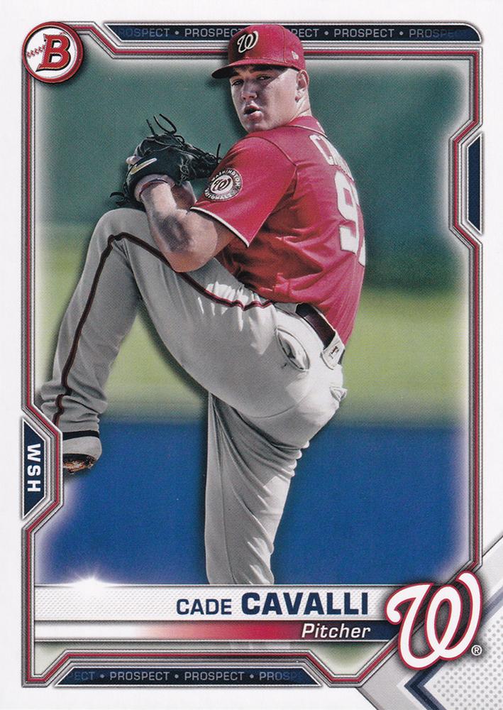Cade Cavalli #BP-99 Washington Nationals | 2021 Bowman Prospects