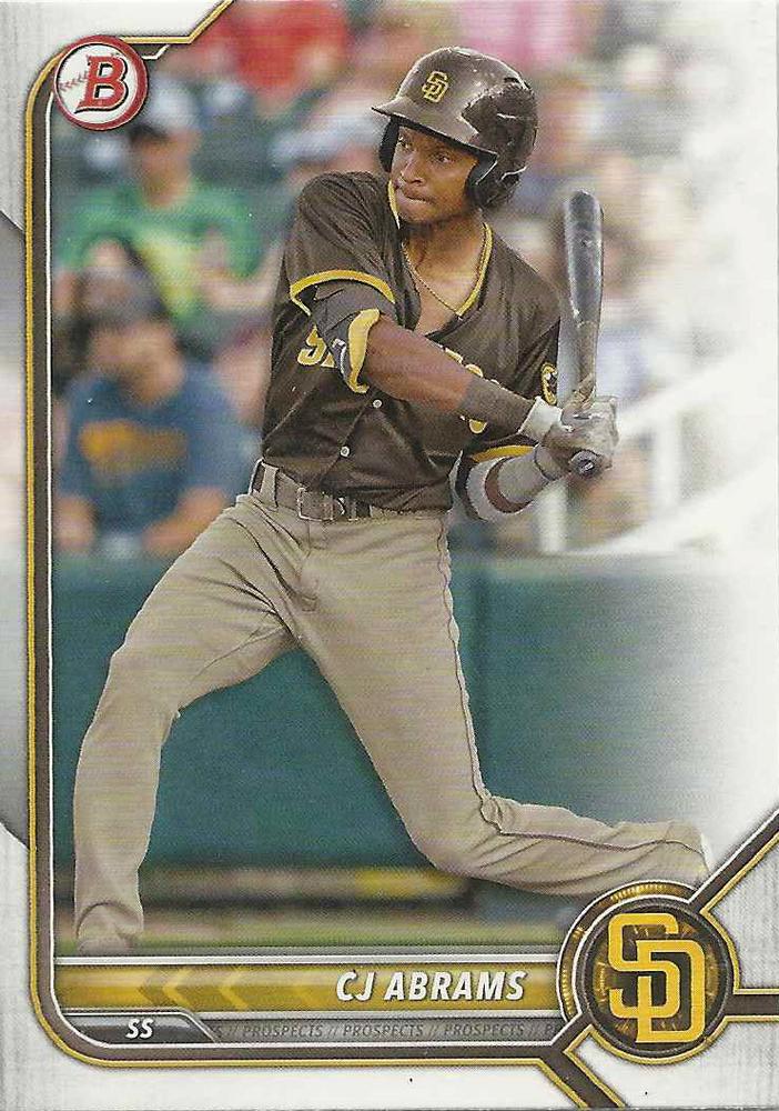 CJ Abrams #BP-9 San Diego Padres | 2022 Bowman Prospects