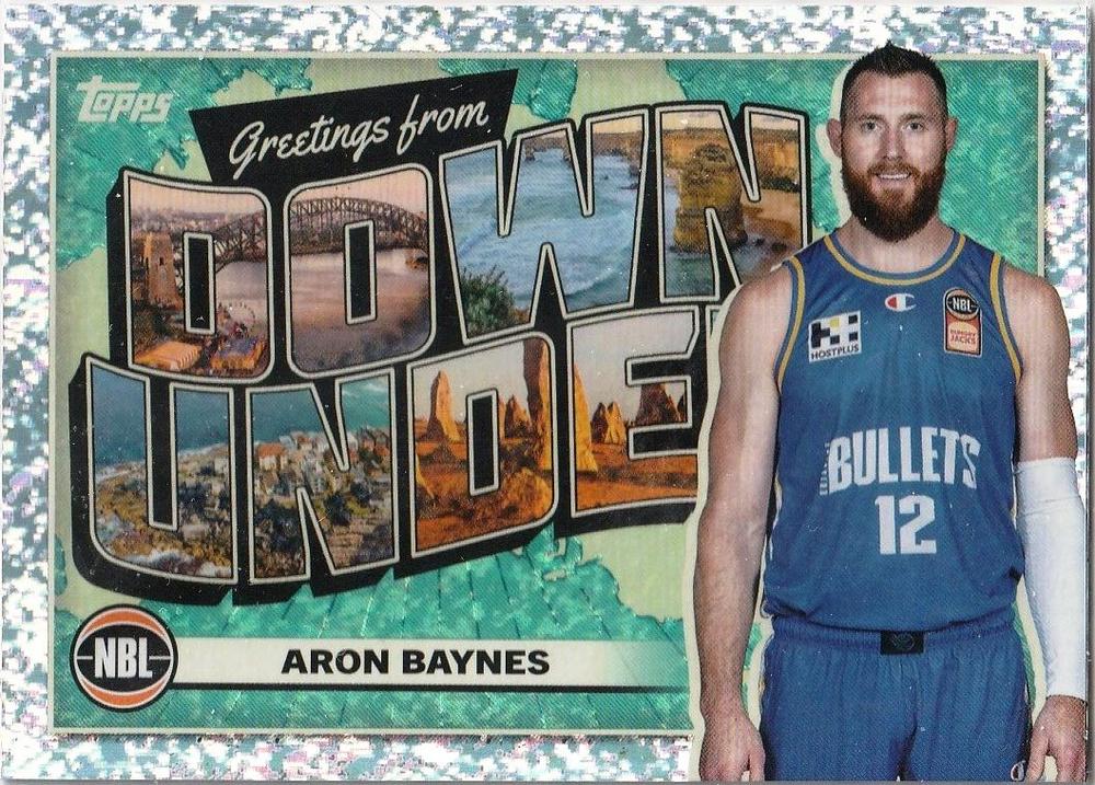 Aron Baynes #DU-16 Brisbane Bullets | 2023-24 Topps NBL - Down Under Opal