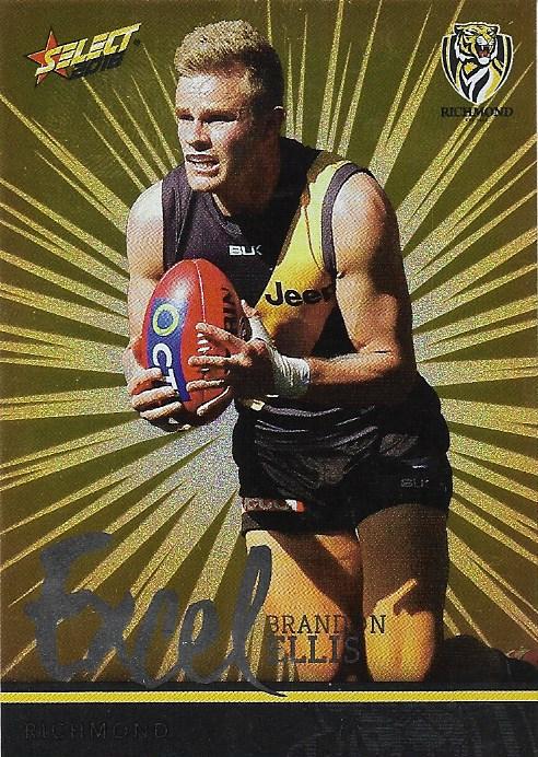 Brandon Ellis #EP165 Richmond Tigers | 2016 Select AFL Footy Stars Excel