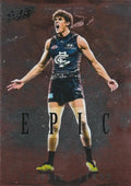 Charlie Curnow #ER12 Carlton Blues | 2025 Select AFL Footy Stars - Epic Red