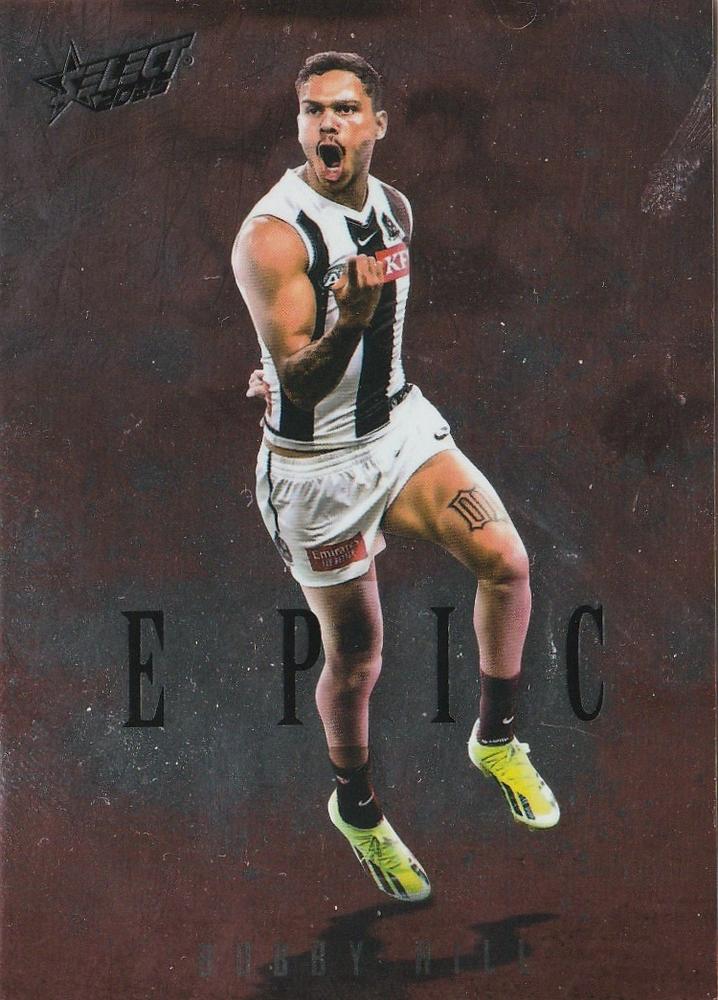 Bobby Hill #ER19 Collingwood Magpies | 2025 Select AFL Footy Stars - Epic Red