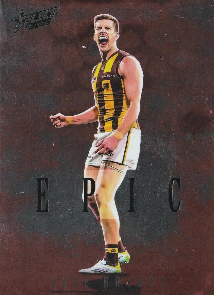 Luke Breust #ER46 Hawthorn Hawks | 2025 Select AFL Footy Stars - Epic Red