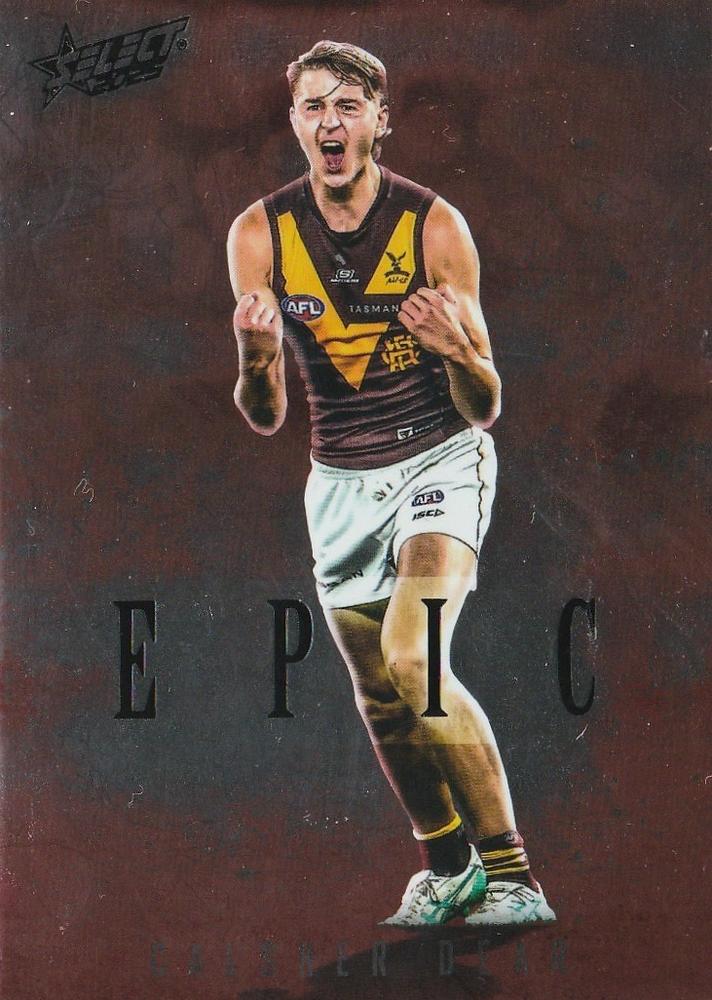 Calsher Dear #ER48 Hawthorn Hawks | 2025 Select AFL Footy Stars - Epic Red