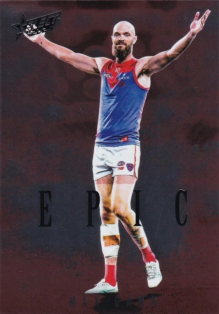 Max Gawn #ER52 Melbourne Demons | 2025 Select AFL Footy Stars - Epic Red