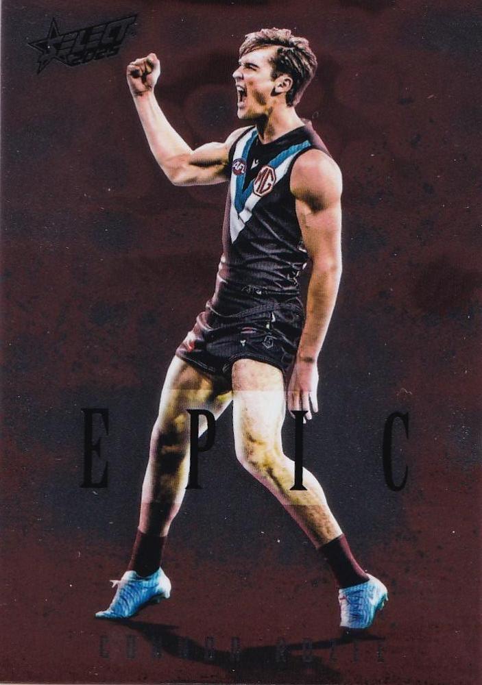 Connor Rozee #ER65 Port Adelaide Power | 2025 Select AFL Footy Stars - Epic Red