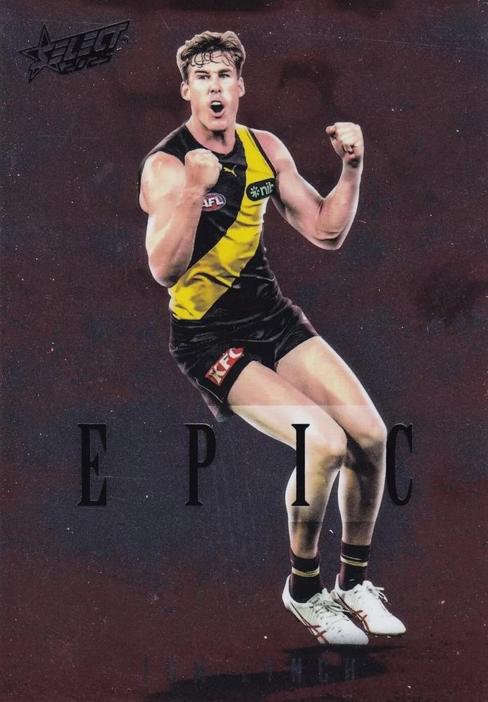 Tom Lynch #ER67 Richmond Tigers | 2025 Select AFL Footy Stars - Epic Red