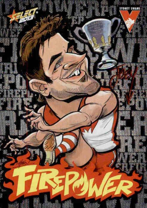Josh Kennedy #FC50 | 2013 Select AFL Champions Firepower Caricatures