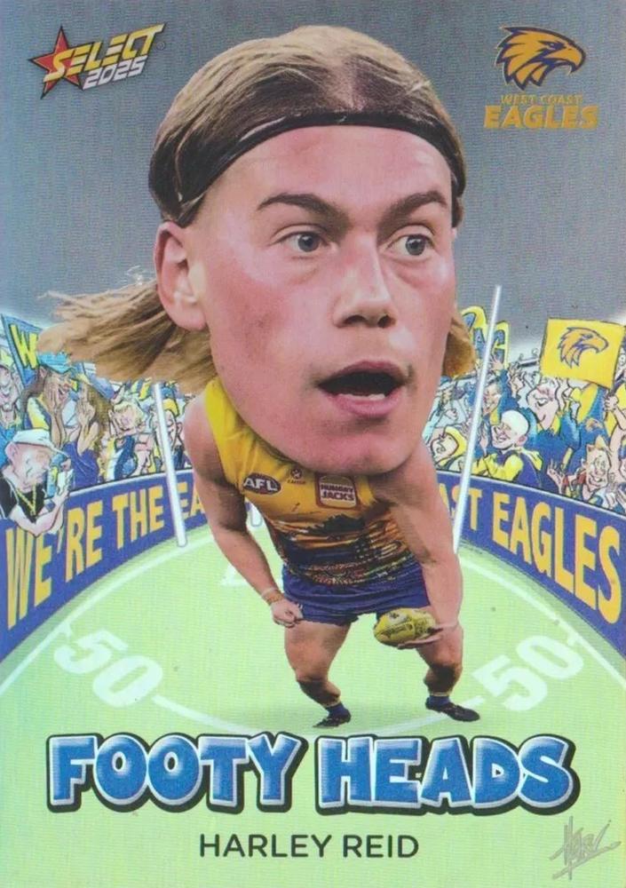 Harley Reid #FH100 West Coast Eagles | 2025 Select AFL Footy Stars - Footy Heads