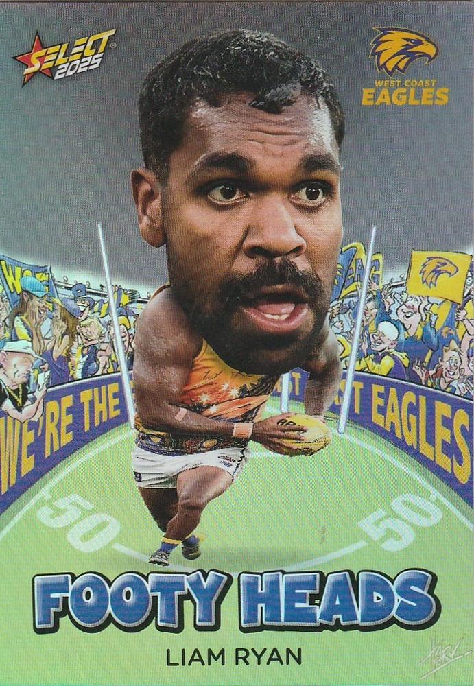 Liam Ryan #FH101 West Coast Eagles | 2025 Select AFL Footy Stars - Footy Heads