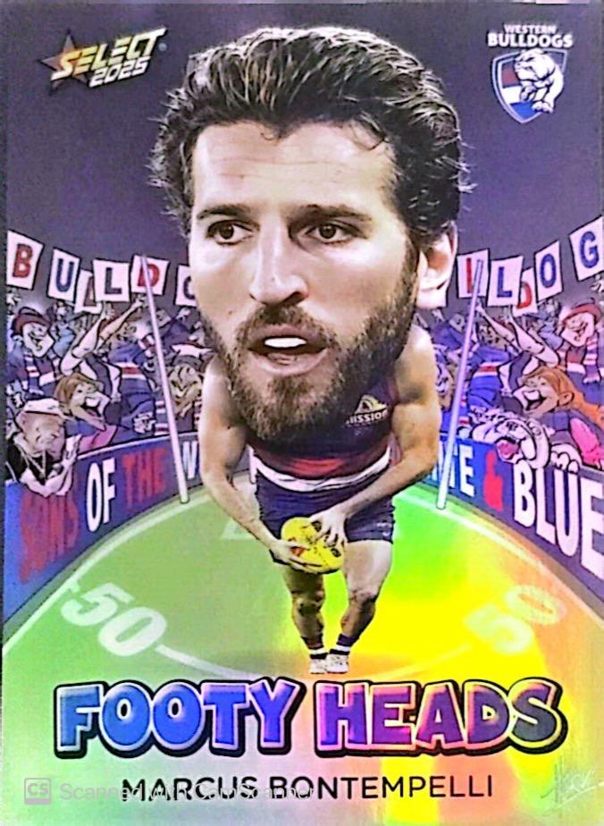 Marcus Bontempelli #FH103 Western Bulldogs | 2025 Select AFL Footy Stars - Footy Heads