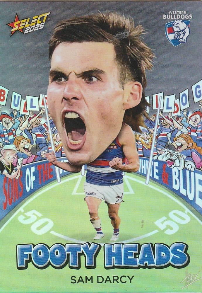 Sam Darcy #FH104 Western Bulldogs | 2025 Select AFL Footy Stars - Footy Heads