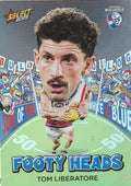 Tom Liberatore #FH105 Western Bulldogs | 2025 Select AFL Footy Stars - Footy Heads