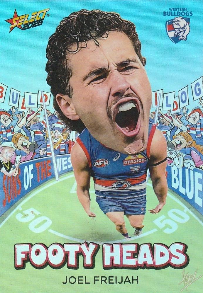 Joel Freijah #FH105 Western Bulldogs | 2026 Select AFL Footy Stars - Footy Heads