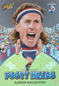 Aaron Naughton #FH106 Western Bulldogs | 2025 Select AFL Footy Stars - Footy Heads