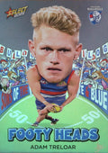 Adam Treloar #FH107 Western Bulldogs | 2025 Select AFL Footy Stars - Footy Heads