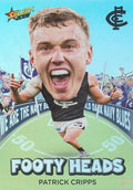 Patrick Cripps #FH13 Carlton Blues | 2026 Select AFL Footy Stars - Footy Heads