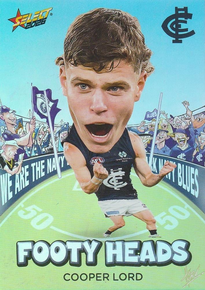 Cooper Lord #FH15 Carlton Blues | 2026 Select AFL Footy Stars - Footy Heads