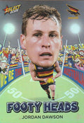 Jordan Dawson #FH1 Adelaide Crows | 2025 Select AFL Footy Stars - Footy Heads