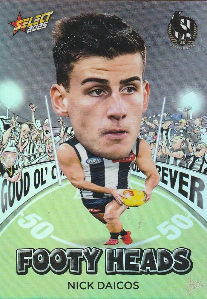 Nick Daicos #FH20 Collingwood Magpies | 2025 Select AFL Footy Stars - Footy Heads
