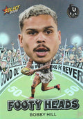 Bobby Hill #FH22 Collingwood Magpies | 2025 Select AFL Footy Stars - Footy Heads