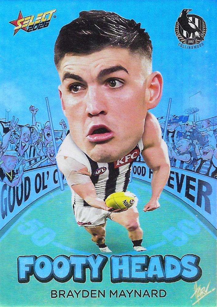 Brayden Maynard #FH22 Collingwood Magpies | 2026 Select AFL Footy Stars - Footy Heads