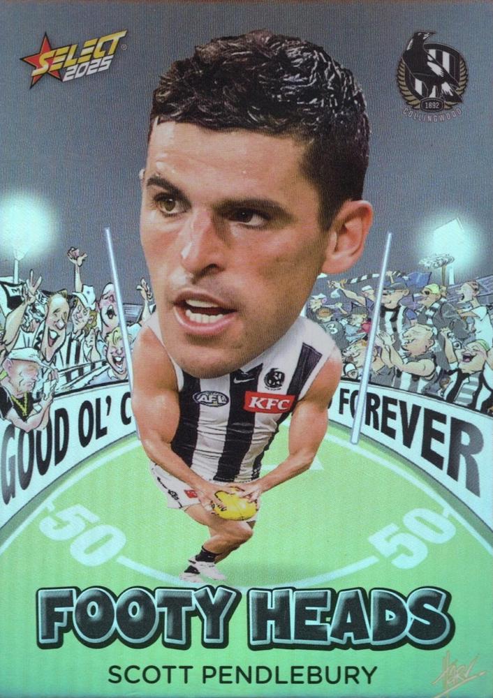 Scott Pendlebury #FH24 Collingwood Magpies | 2025 Select AFL Footy Stars - Footy Heads