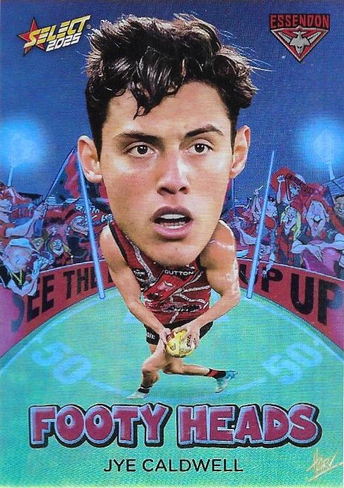 Jye Caldwell #FH25 Essendon Bombers | 2025 Select AFL Footy Stars - Footy Heads