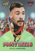 Kyle Langford #FH27 Essendon Bombers | 2025 Select AFL Footy Stars - Footy Heads