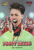Nic Martin #FH28 Essendon Bombers | 2025 Select AFL Footy Stars - Footy Heads