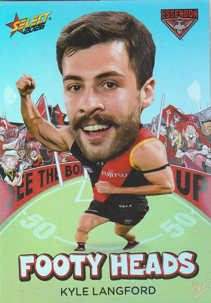 Kyle Langford #FH28 Essendon Bombers | 2026 Select AFL Footy Stars - Footy Heads