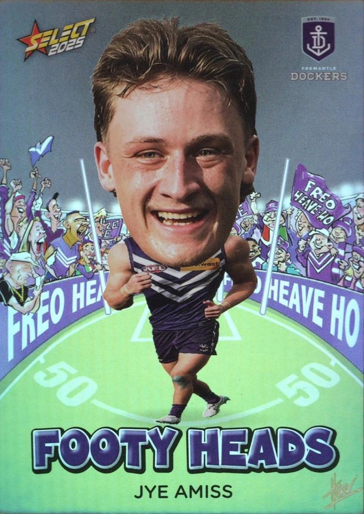 Jye Amiss #FH31 Fremantle Dockers | 2025 Select AFL Footy Stars - Footy Heads