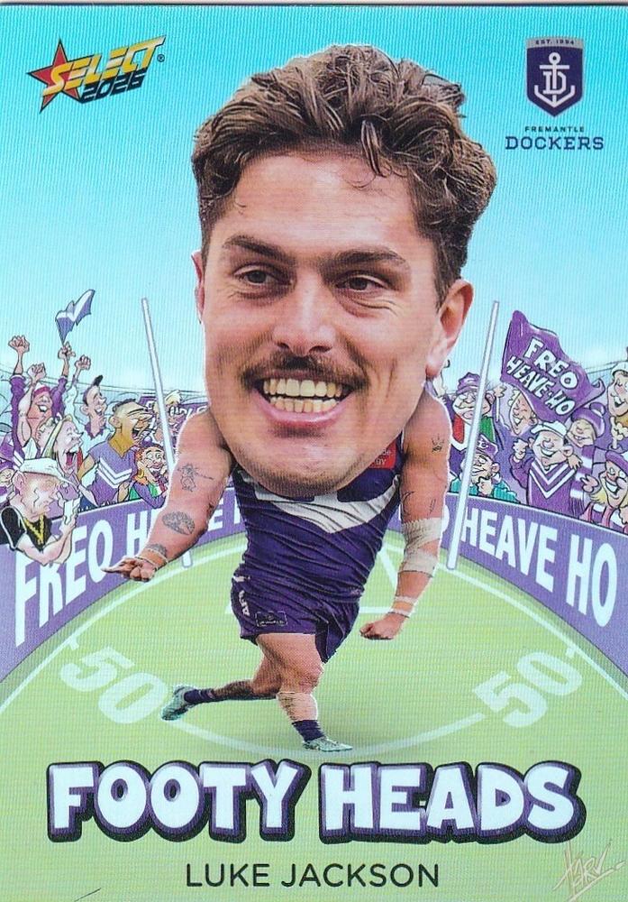 Luke Jackson #FH33 Fremantle Dockers | 2026 Select AFL Footy Stars - Footy Heads