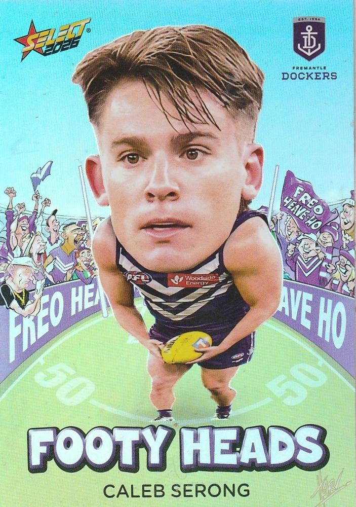 Caleb Serong #FH34 Fremantle Dockers | 2026 Select AFL Footy Stars - Footy Heads