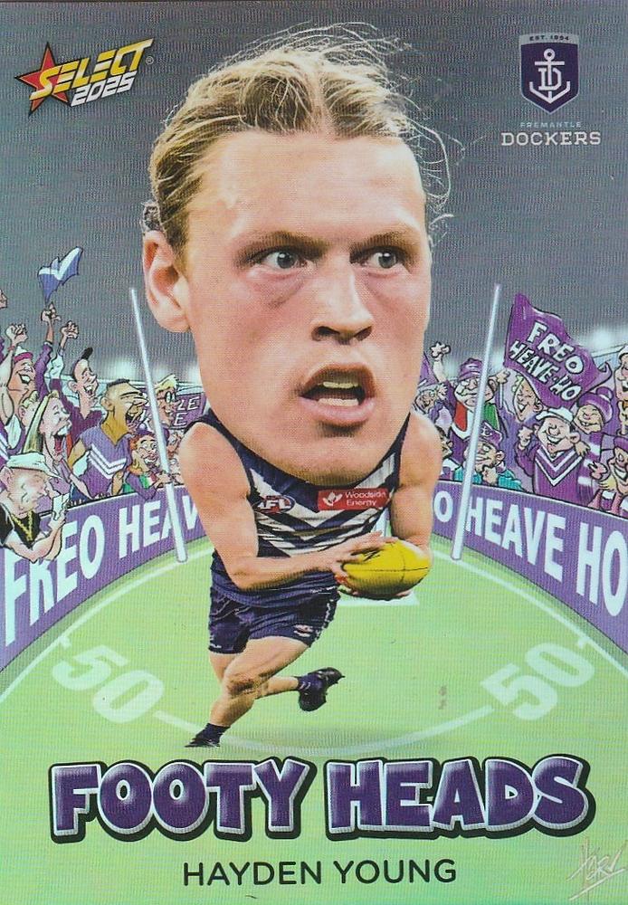 Hayden Young #FH36 Fremantle Dockers | 2025 Select AFL Footy Stars - Footy Heads