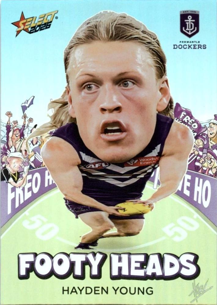 Hayden Young #FH36 Fremantle Dockers | 2026 Select AFL Footy Stars - Footy Heads
