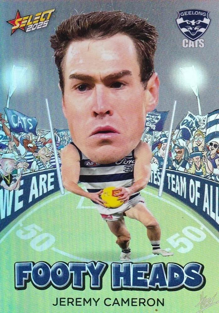 Jeremy Cameron #FH37 Geelong Cats | 2025 Select AFL Footy Stars - Footy Heads
