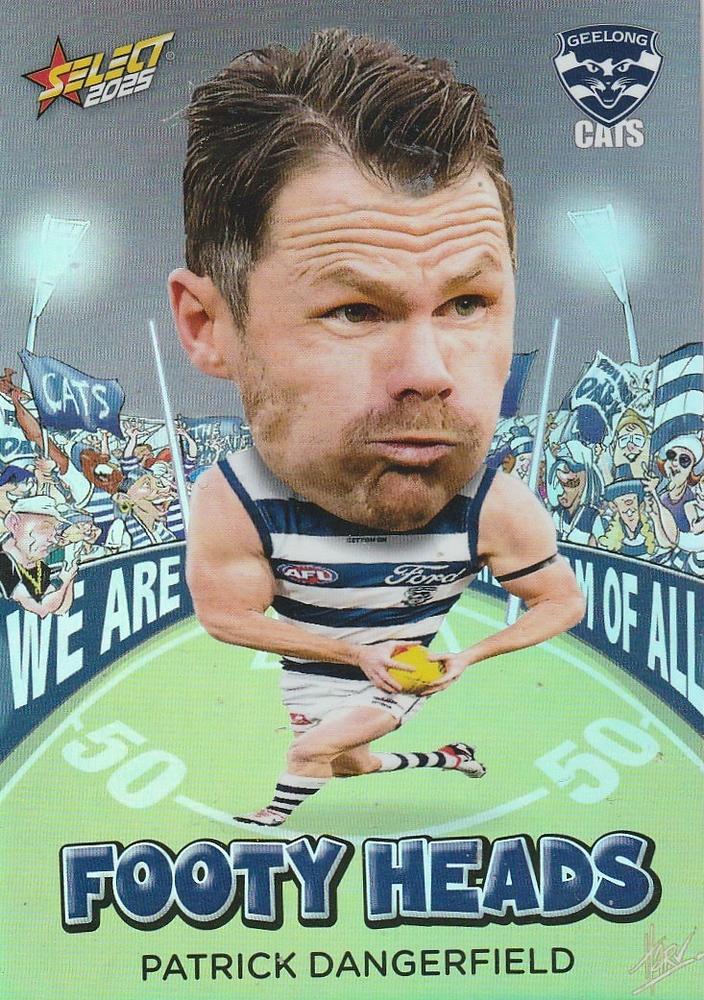 Patrick Dangerfield #FH38 Geelong Cats | 2025 Select AFL Footy Stars - Footy Heads