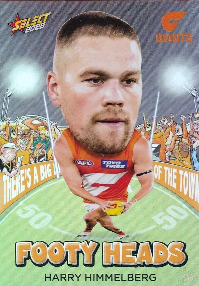 Harry Himmelberg #FH46 Greater Western Sydney Giants | 2025 Select AFL Footy Stars - Footy Heads