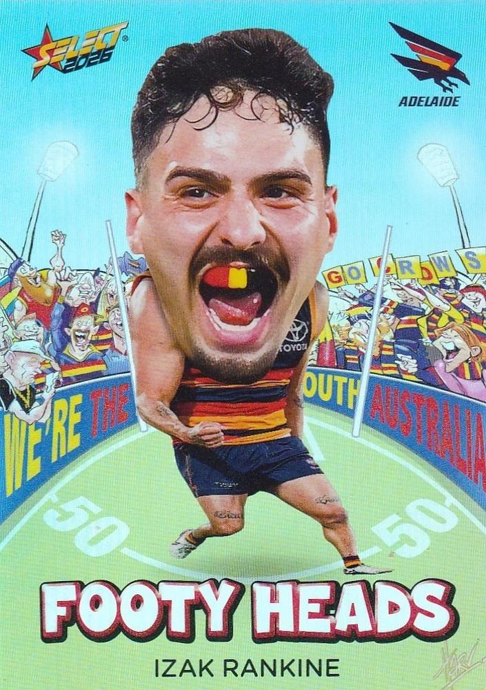 Izak Rankine #FH4 Adelaide Crows | 2026 Select AFL Footy Stars - Footy Heads