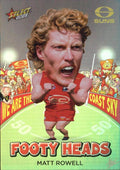 Matt Rowell #FH53 Gold Coast Suns | 2025 Select AFL Footy Stars - Footy Heads