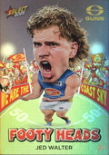 Jed Walter #FH54 Gold Coast Suns | 2025 Select AFL Footy Stars - Footy Heads