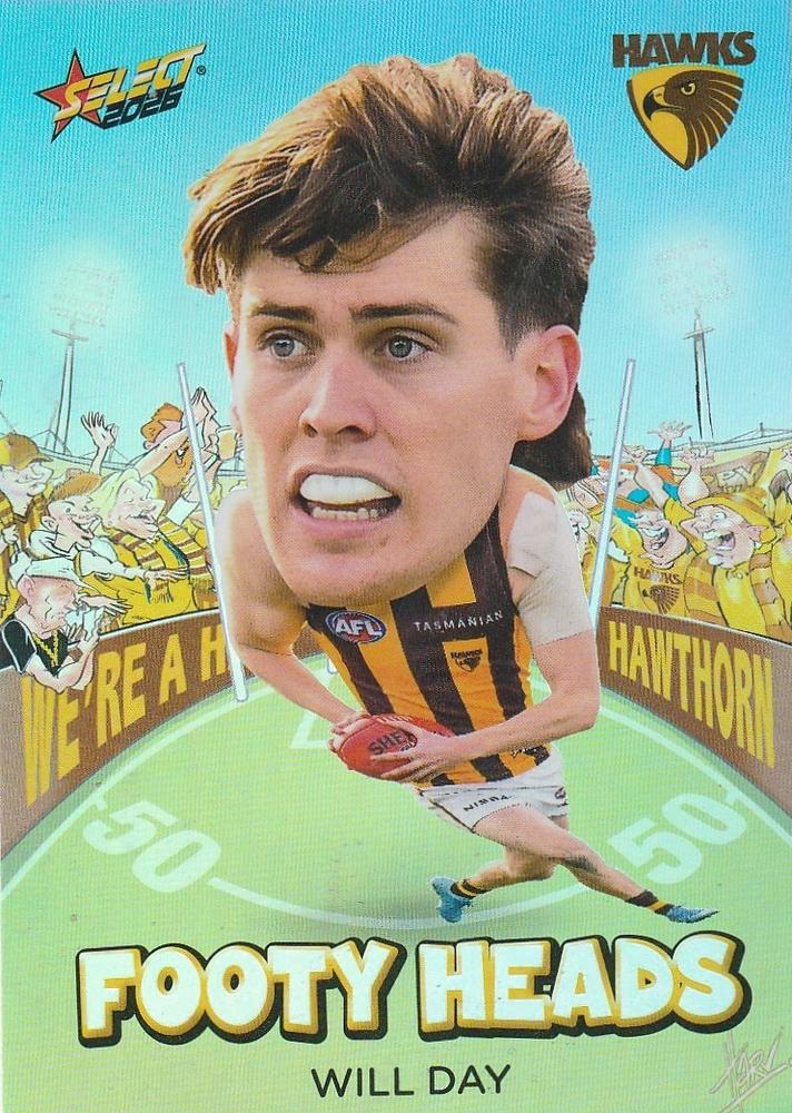 Will Day #FH55 Hawthorn Hawks | 2026 Select AFL Footy Stars - Footy Heads